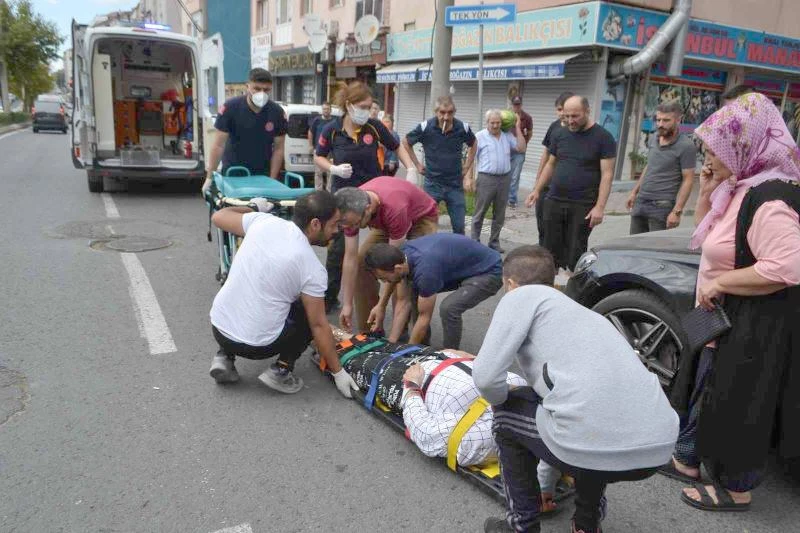 YAYAYA ÇARPAN SÜRÜCÜ OLAY YERİNİ TERK ETTİ