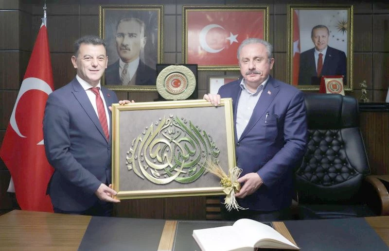 TBMM BAŞKANI ŞENTOP’TAN KAPAKLI BELEDİYESİ