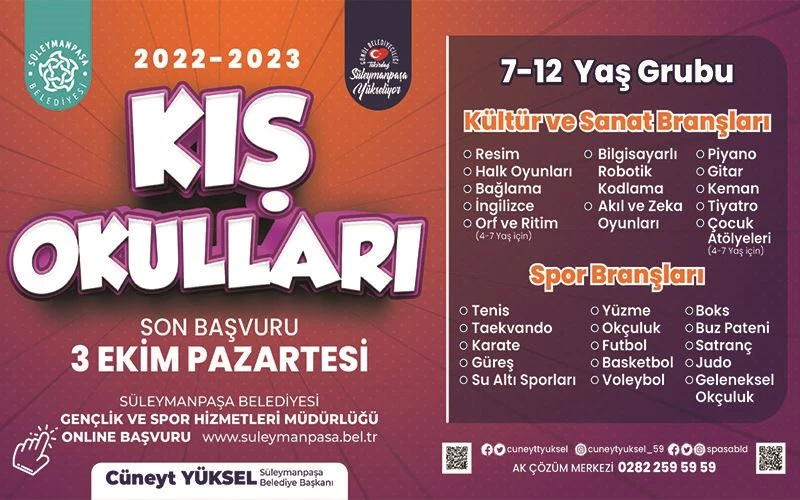 KIŞ OKULU YENİ DÖNEM KAYITLARI BAŞLADI