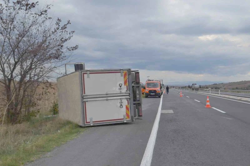 ÇORLU’DA TRAFİK KAZASI: 1 YARALI