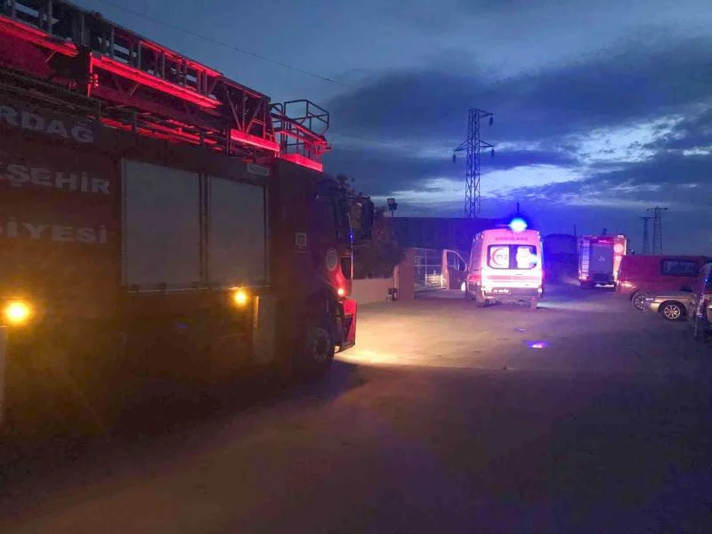 KAZAN PATLADI, 1 İŞÇİ YARALANDI