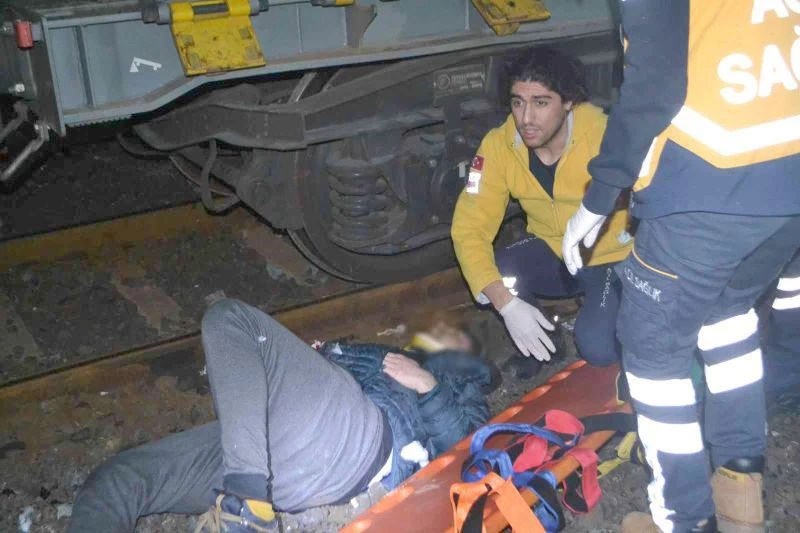 ERGENE’DE BİR GENÇ RAYLARIN KENARINDA YARALI BULUNDU