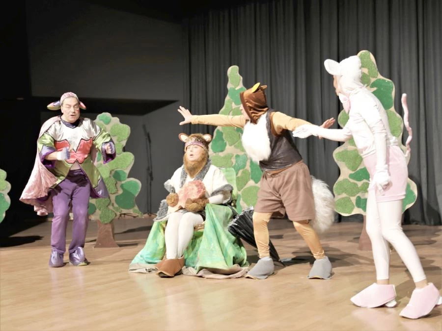 ASLAN İLE FARE ÇERKEZKÖYLÜ ÇOCUKLARLA BULUŞTU