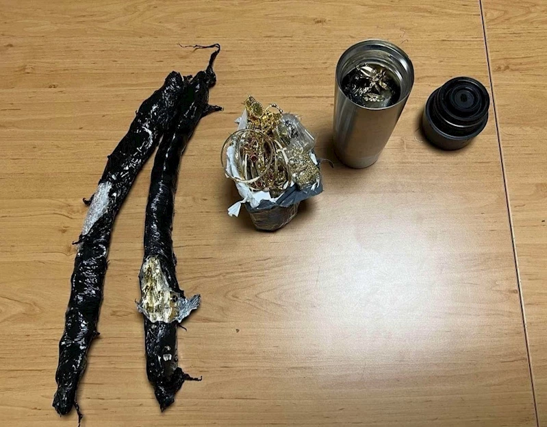 SINIRDA KAÇAK ALTIN ELE GEÇİRİLDİ