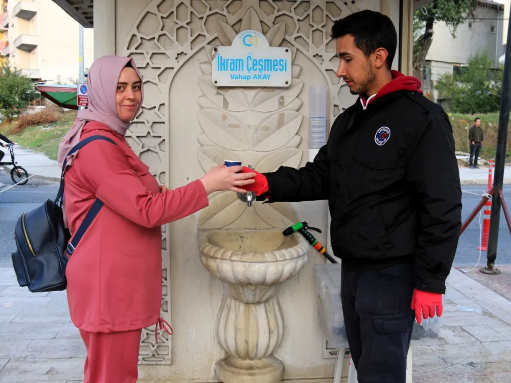 ÇERKEZKÖY’DE İKRAM ÇEŞMESİ AKMAYA BAŞLADI