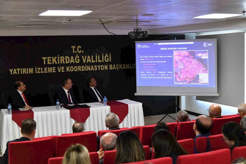 MERİÇ-ERGENE HAVZA VE İL SU YÖNETİMİ TOPLANTISI GERÇEKLEŞTİRİLDİ