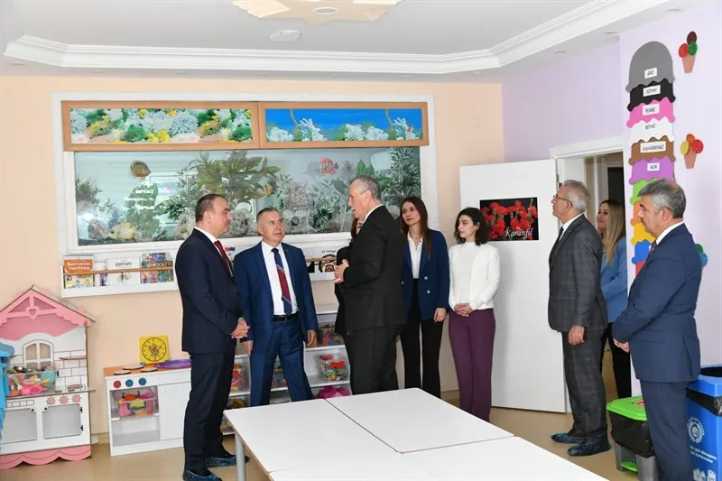 MÜJGAN SERKAN KARAGÖZ ANOKULU’NDA İNCELEME YAPTI