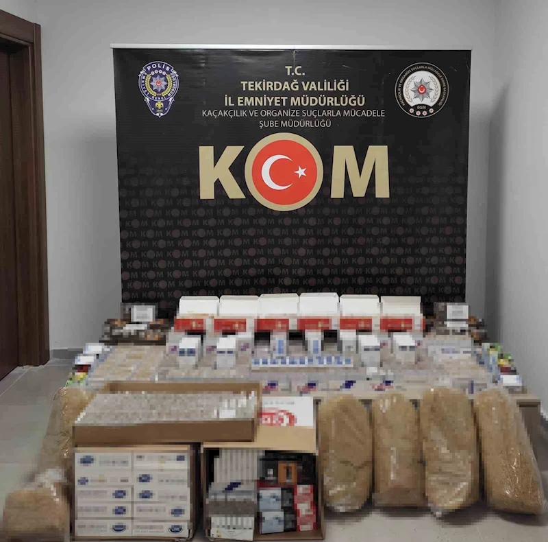 POLİS KAÇAK SİGARAYA SAVAŞ AÇTI