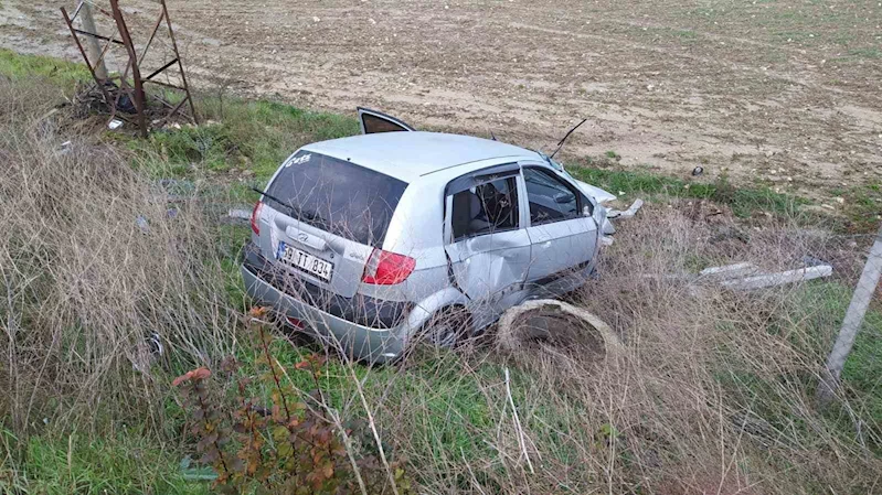 ÖNÜNE ANİDEN ÇIKAN KÖPEĞE ÇARPMAMAK İÇİN CANINDAN OLUYORDU