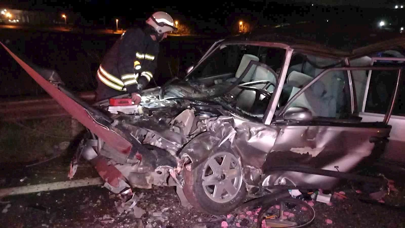 ÇORLU’DA FECİ KAZA: 5 YARALI