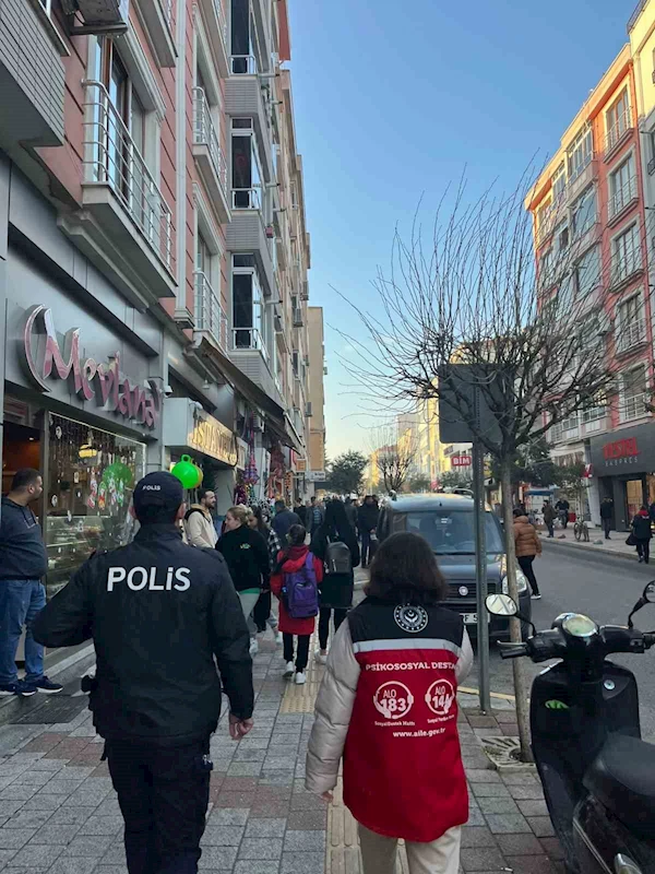 ÇOCUKLAR GÜVENDE EKİPLERİ RİSK ALTINDAKİ ÇOCUKLARI TESPİT EDİYOR