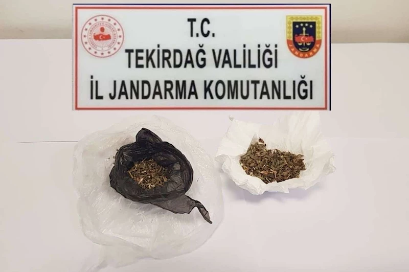 TEKİRDAĞ’DA 4 ŞÜPHELİ UYUŞTURUCUDAN YAKALANDI