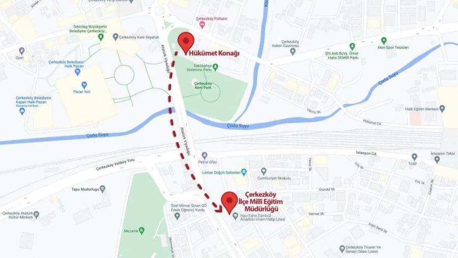 ÇERKEZKÖY İLÇE MİLLİ EĞİTİM MÜDÜRLÜĞÜ TAŞINDI