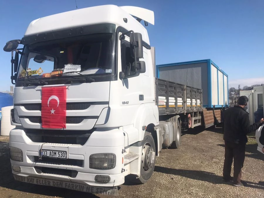 ÇOSB 150 KONTEYNERLİK YAŞAM ALANI KURUYOR 