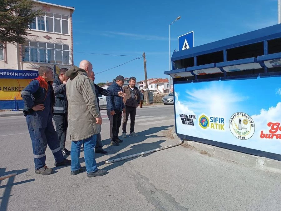 MOBİL ATIK GETİRME MERKEZİ’NİN İKİNCİSİ AYASPAŞA’YA YERLEŞTİRİLDİ