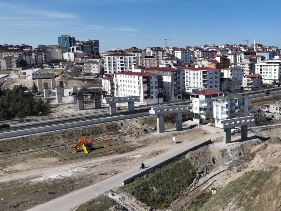 ÇERKEZKÖY BAĞLIK VİYADÜĞÜ ÇALIŞMALARI SÜRÜYOR