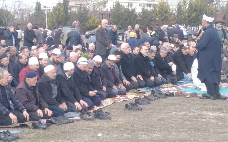 ERGENE’DE YAĞMUR DUASI YAPILDI