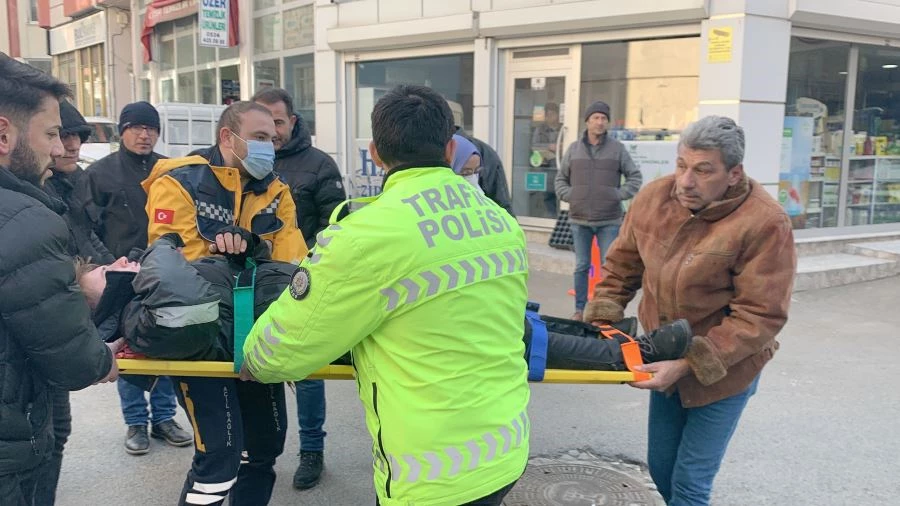 TEKİRDAĞ’DA YARALAMALI KAZA KAMERAYA YANSIDI 