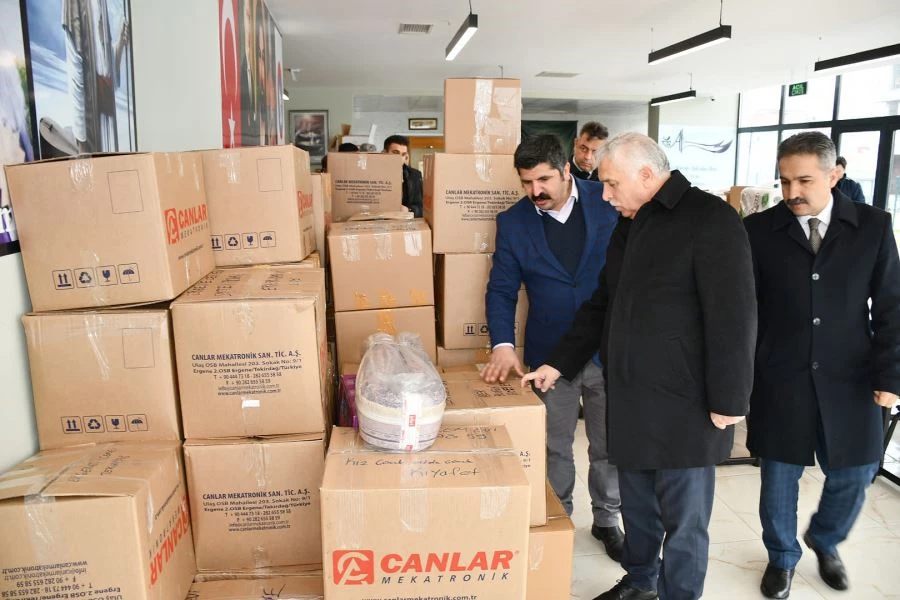 TEKİRDAĞ VALİLİĞİ DUYURDU: YARDIMLARIMIZDA KOORDİNASYONUN GEREKLİLİĞİ UNUTULMAMALI