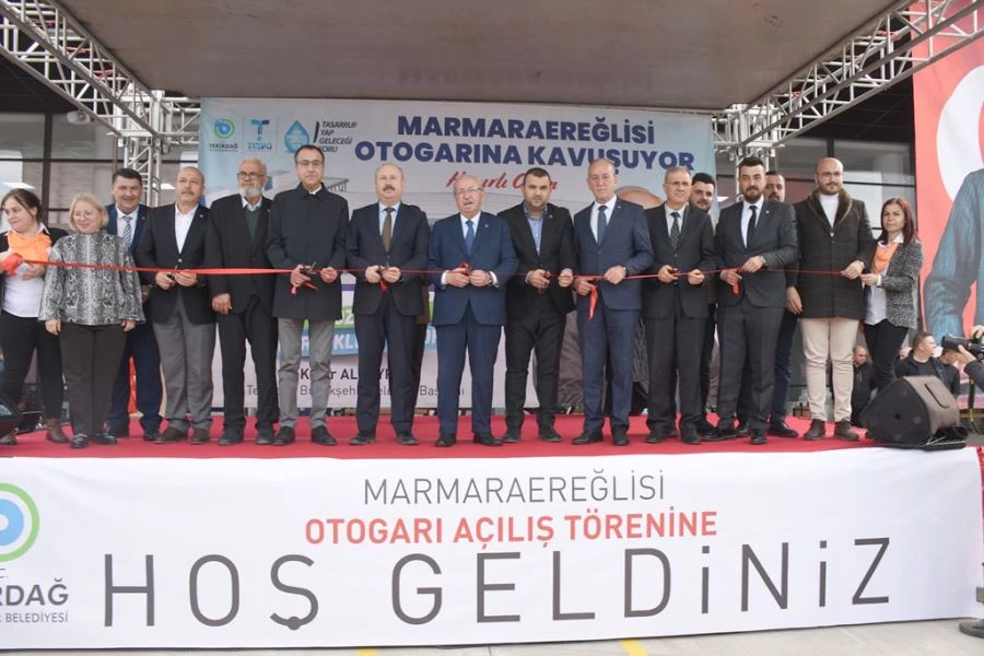 MARMARAEREĞLİSİ’NDE OTOBÜS TERMİNALİ HİZMETE AÇILDI