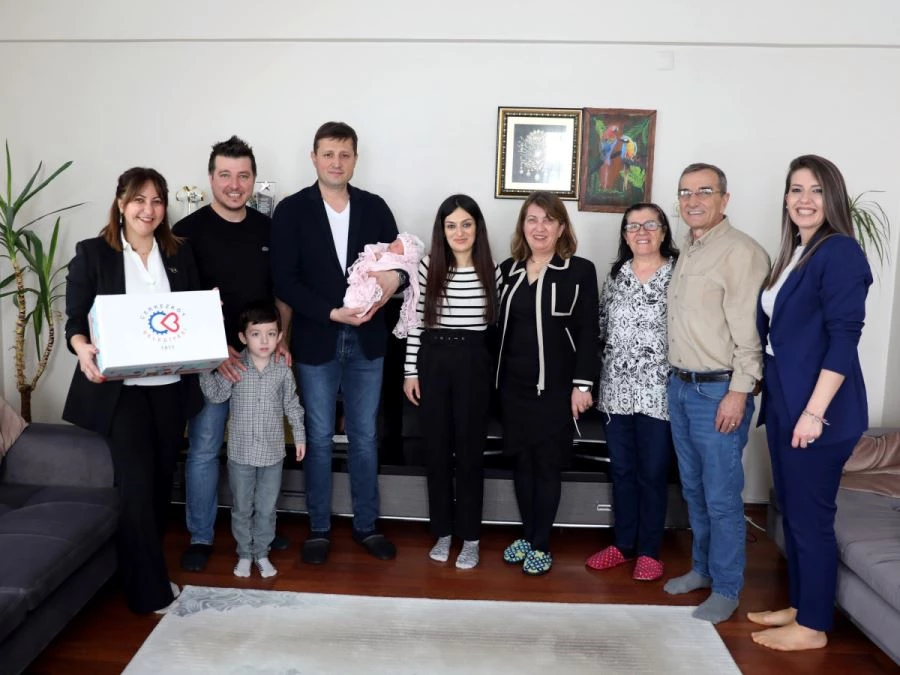 BAŞKAN AKAY HOŞGELDİN BEBEK ZİYARETLERİNİ SÜRDÜRÜYOR