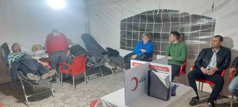 TEKİRDAĞ’DA 20 ÜNİTE KAN TOPLANDI