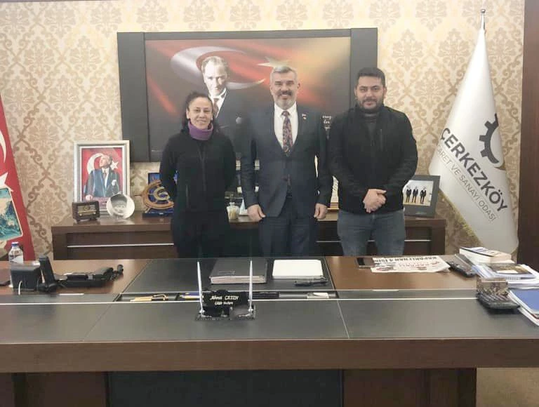 BAŞKAN ÇETİN TRAKYA ARAMA KURTARMA EKİBİNİ AĞIRLADI