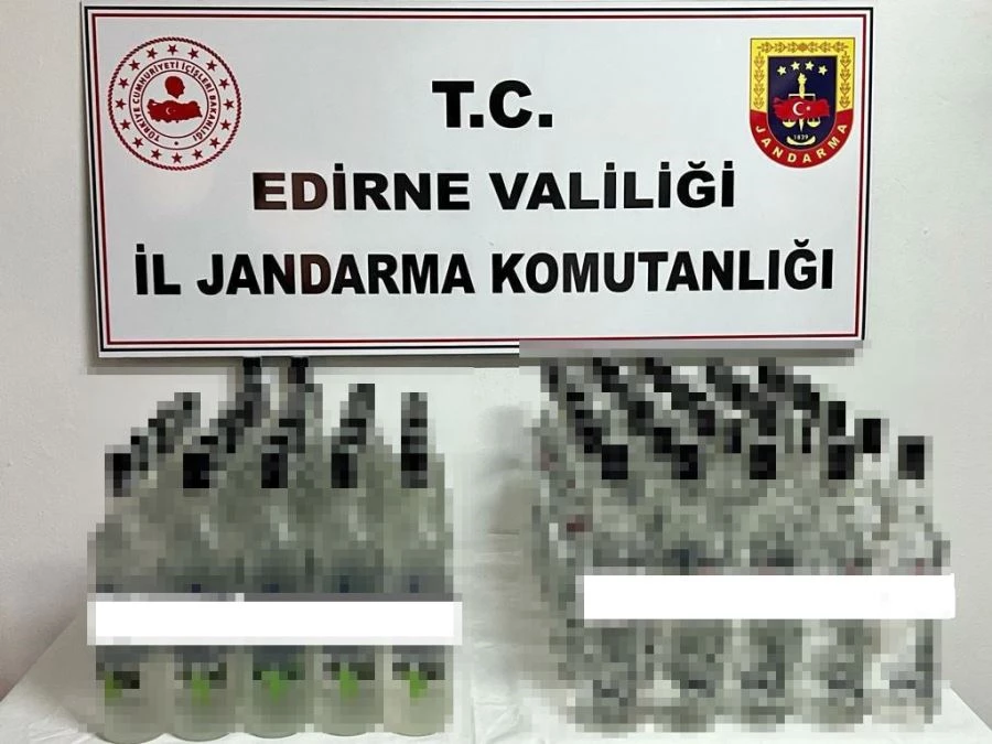 JANDARMADAN KAÇAK İÇKİ OPERASYONU
