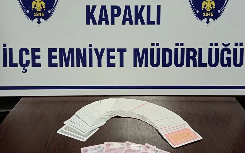 KAPAKLI’DA KUMAR OYNATAN İŞLETMEYE BASKIN