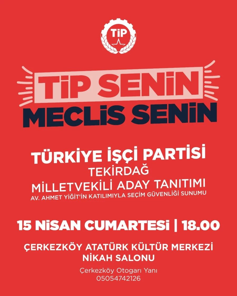 TİP ADAYLARINI TANITACAK