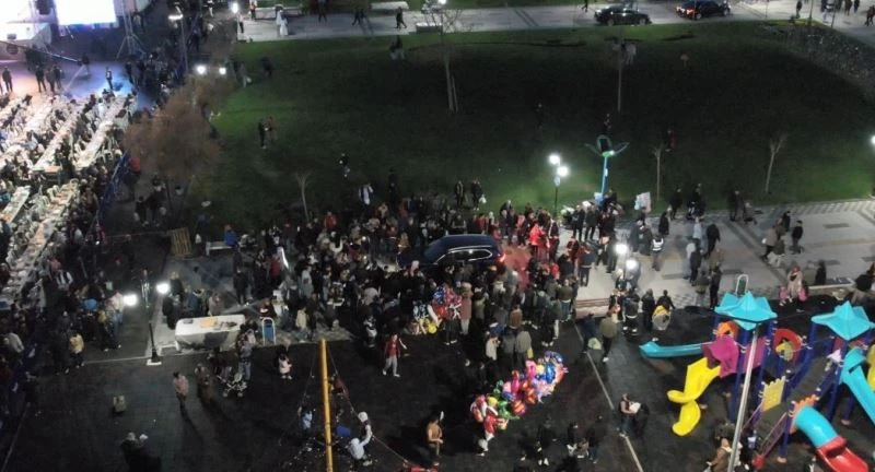 TOGG’A YOĞUN İLGİ HAVADAN GÖRÜNTÜLENDİ