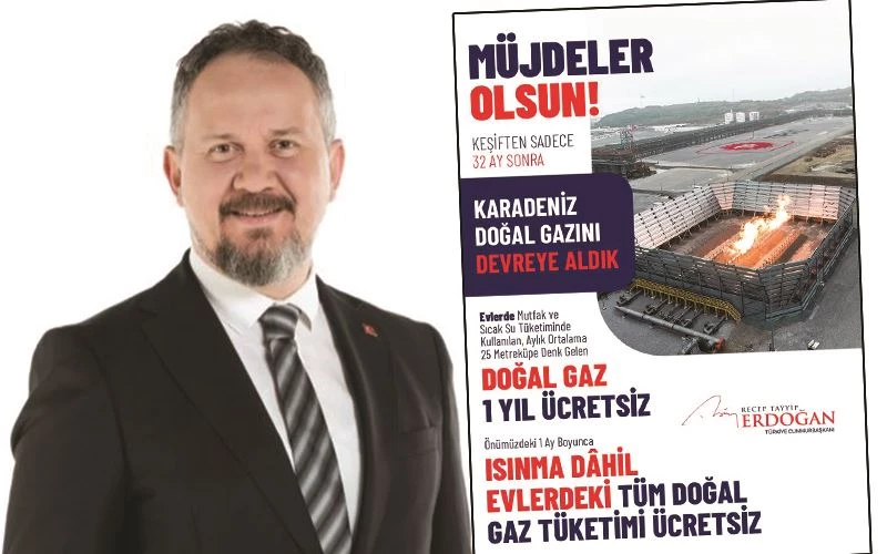 MESTAN ÖZCAN: EVLERDEKİ DOĞALGAZ 1 YIL BOYUNCA ÜCRETSİZ OLDU