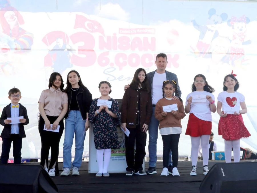 ÇERKEZKÖYLÜ ÇOCUKLAR 23 NİSAN ÇOCUK ŞENLİĞİ’NDE BULUŞTU