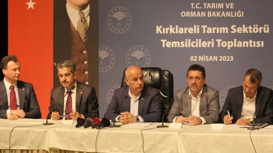 BAKAN KİRİŞCİ: BU MEVZUAT İLE TARIMDA BİR DEVRİM BAŞLAYACAK