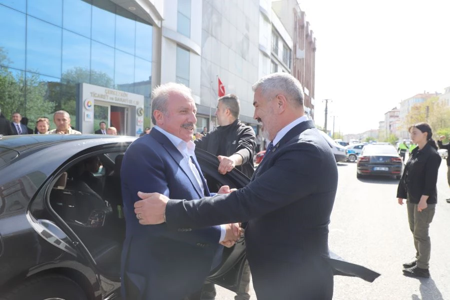 TBMM BAŞKANI ŞENTOP’TAN ÇTSO’YA ZİYARET