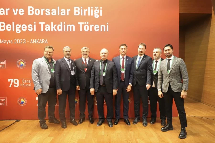 ÇTSO YÖNETİMİ TOBB GENEL KURULU’NA KATILDI