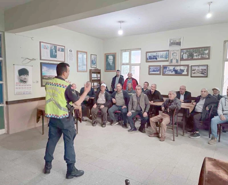 JANDARMA’DAN 10 BİN 586 KİŞİYE TRAFİK KURALI EĞİTİMİ