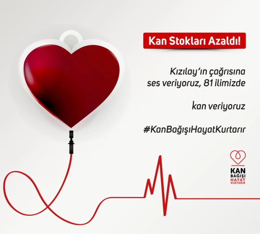 ÇERKEZKÖY’DE 3 GÜN ÜST ÜSTE KIZILAY KAN BAĞIŞI TOPLAYACAK