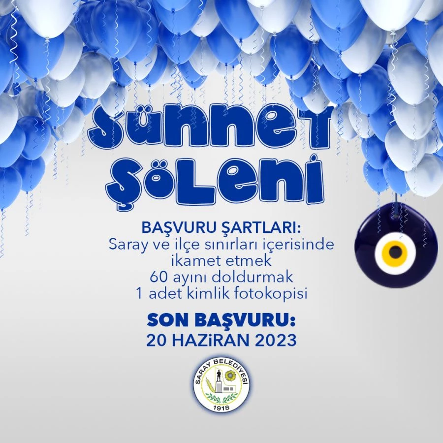 SARAY’DA TOPLU SÜNNET HEYECANI BAŞLADI