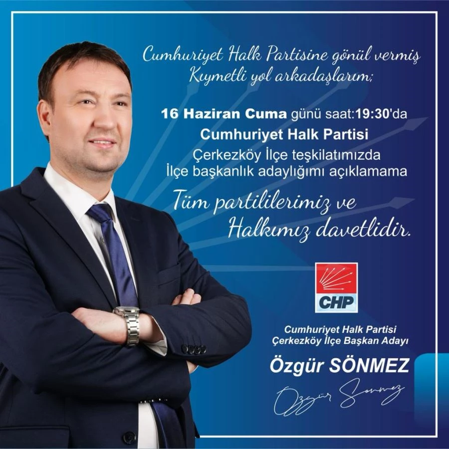 CHP’DE KONGRE STARTI VERİLDİ