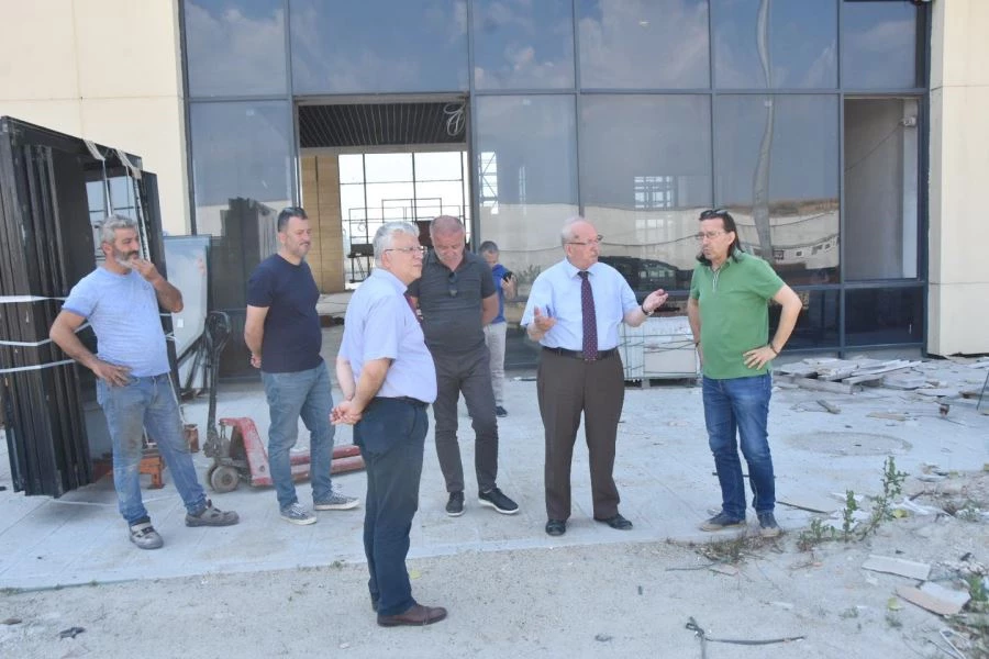 TRAKYA’NIN EN BÜYÜK OTOBÜS TERMİNALİ İNŞAATINDA SON AŞAMAYA GELİNDİ