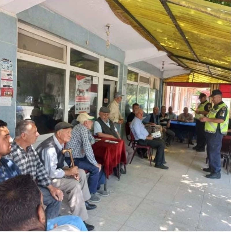 KIRKLARELİ JANDARMASINDAN KÖYLÜLERE TRAFİK EĞİTİMİ