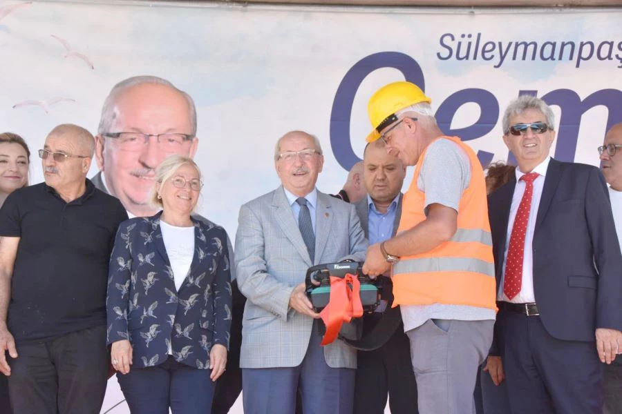 SÜLEYMANPAŞA CEMEVİ’NİN TEMELİ TÖRENLE ATILDI