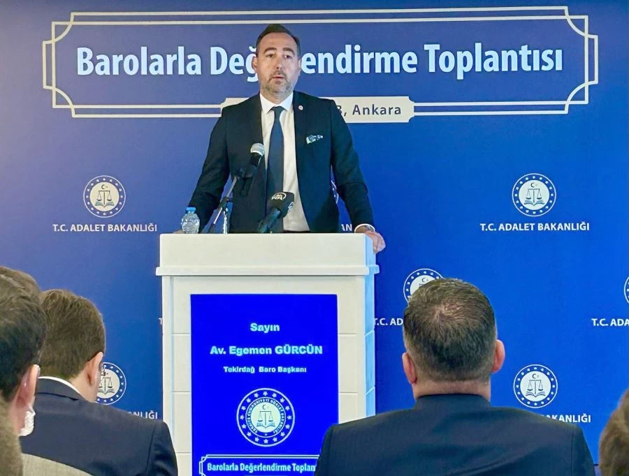 BARO BAŞKANI GÜRCÜN ADALET BAKANI’NA AVUKATLARIN SORUNLARINI AKTARDI