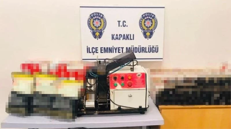 KAPAKLI’DA KAÇAK TÜTÜN OPERASYONU