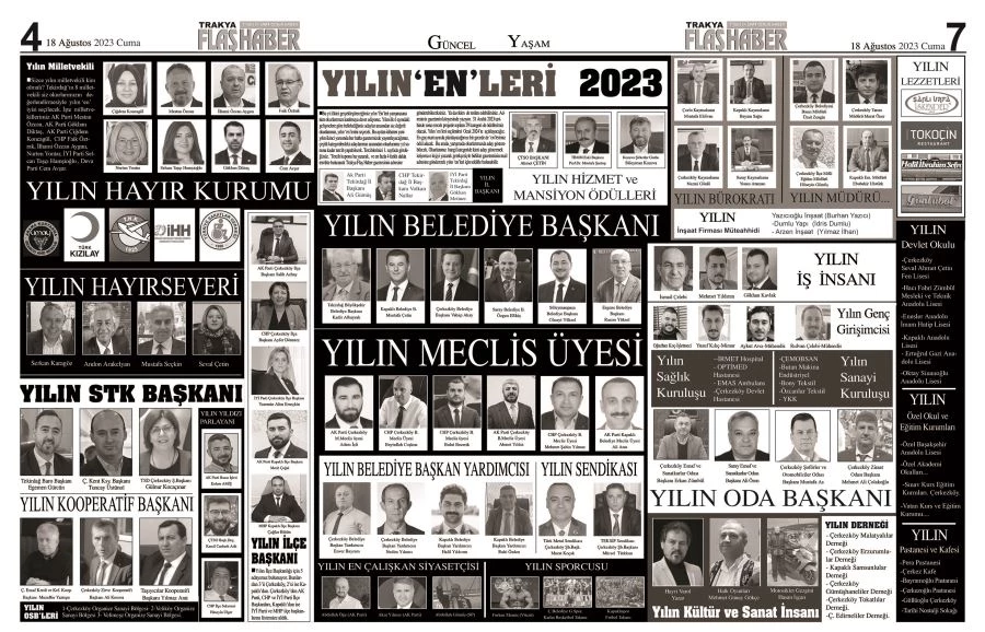 YILIN ‘EN’LERİ DEVAM EDİYOR