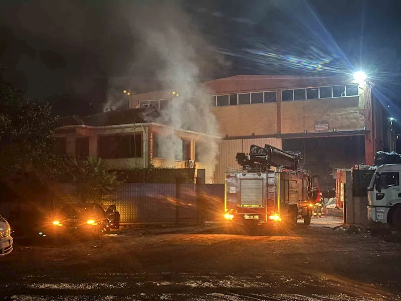 HURDA DEPOSUNDA TÜP PATLADI