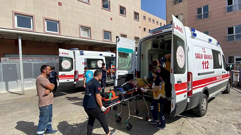 YÜKSEKTEN DÜŞEN İŞÇİ YARALANDI