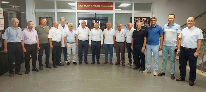 KAYMAKAM TAŞÇI ERGENE’YE VEDA ETTİ
