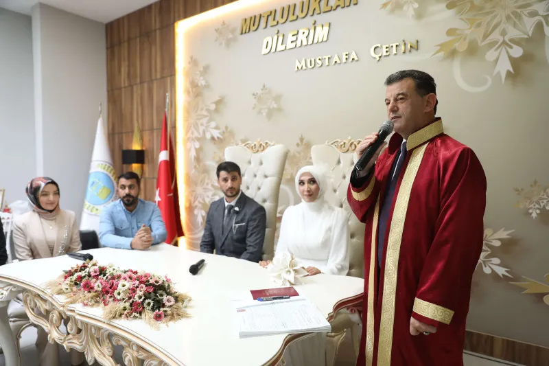 2023 YILINDA 972 NİKAH AKDİ GERÇEKLEŞTİRİLDİ